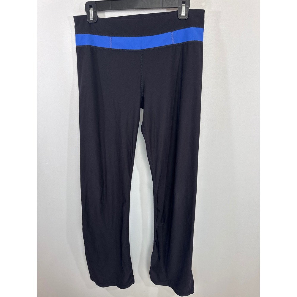 Calvin Klein Performance Womens Medium Black Blue Trim‎ Quick Dry Athletic Pants